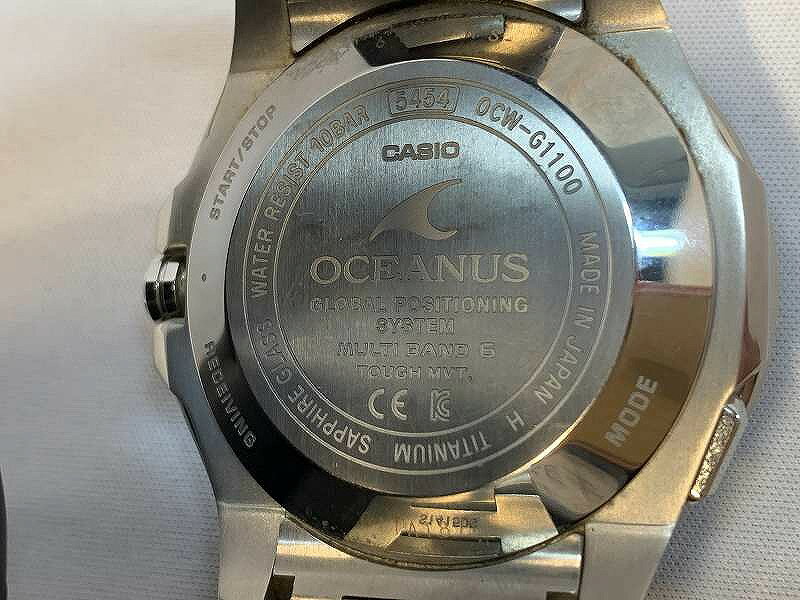 ワットマン楽天市場店のカシオ CASIO ソーラー腕時計 OCW-G1100 アナログ メンズウォッチ OCEANUS 【中古】｜アングル2