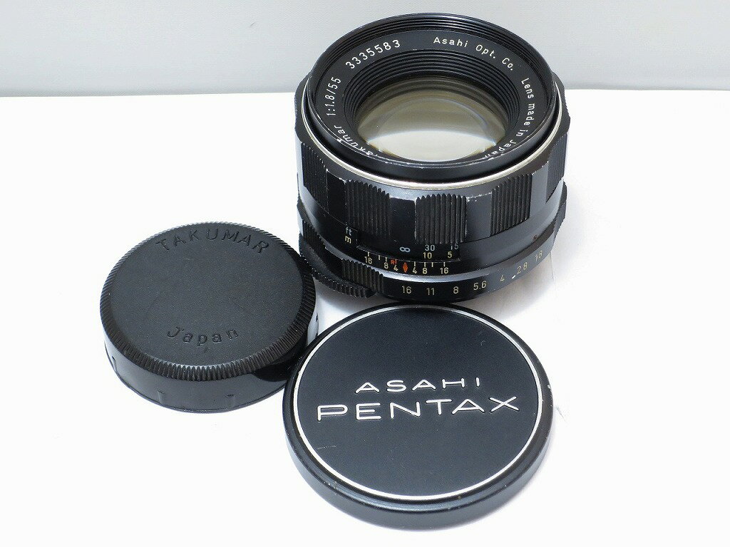 ペンタックス PENTAX M42マウント用単焦点レンズ Super-Takumar　55mm　F1.8（後期型） 【中古】