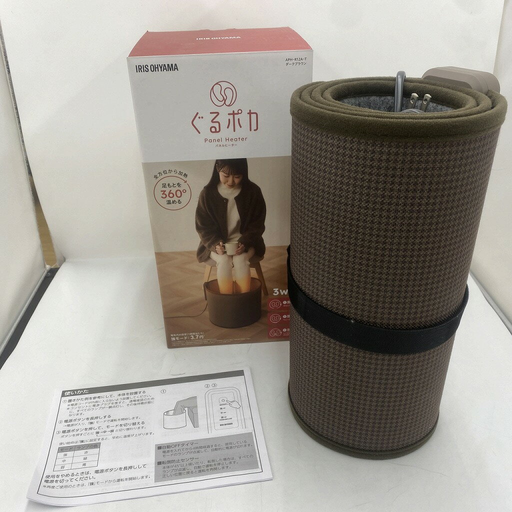 アイリスオーヤマ アイリスオーヤマ株式会社 パネルヒーター APH-R12A 【中古】