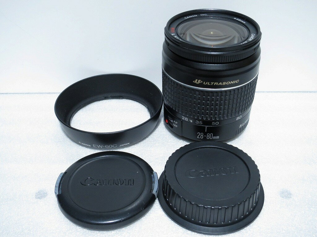 【全品ポイント10倍！】キヤノン Canon EFマウント用ズームレンズ EF28-80mm F3.5-5.6 V USM 【中古】