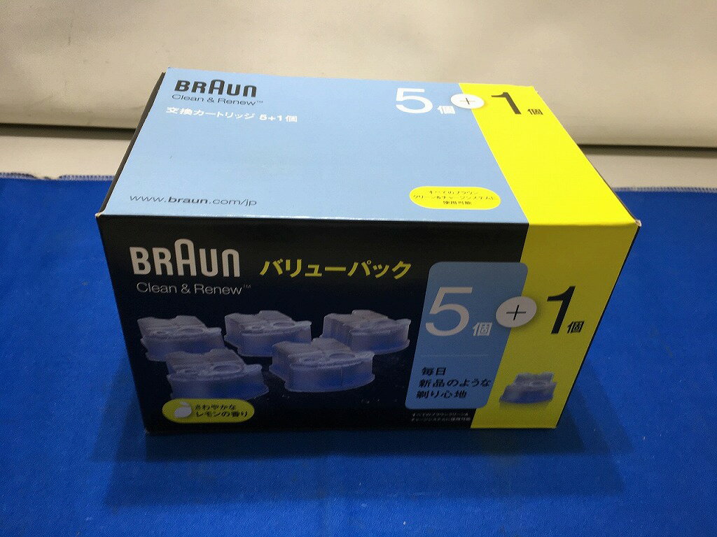 【未使用】 ブラウン BRAUN BRAUN シェーバー用洗浄液カートリッジ CCR5CR