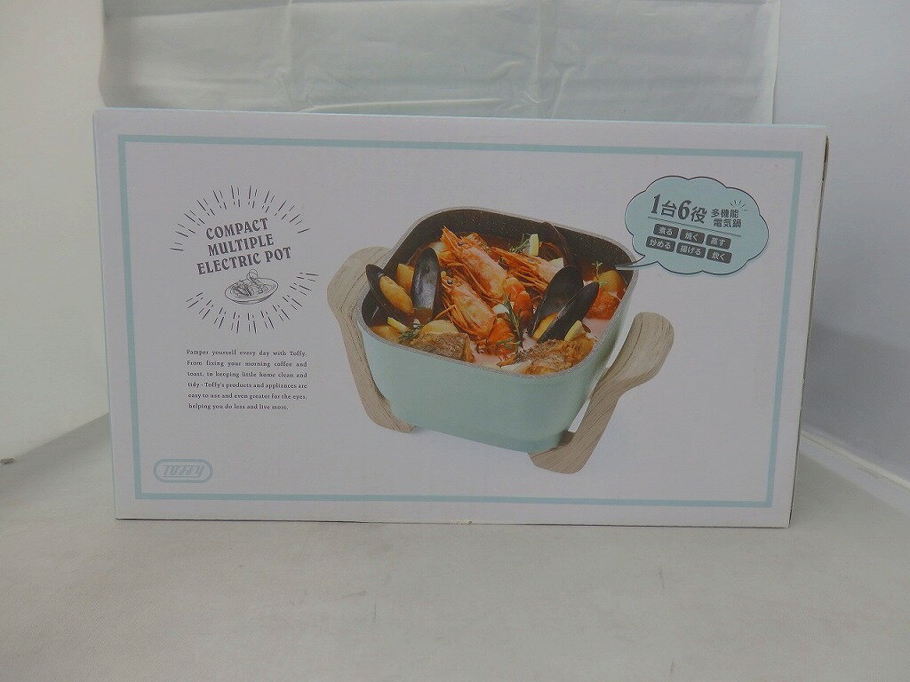 【ご注意】商品は店頭・他ネットショップでも販売しておりますので、ご注文をいただいても売り切れの場合がございます。ご了承ください。ブランド名トッフィー TOFFY商品名マルチ電気鍋 K-HP3-PA商品説明「煮る・焼く・蒸す・炒める・揚げる・...