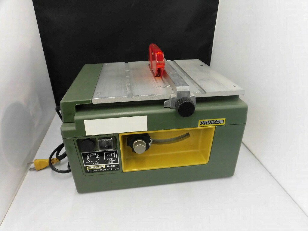 【欠品有り】 プロクソン PROXXON スーパーサーキュラソウテーブル(卓上丸のこ盤) No.28070 【中古】