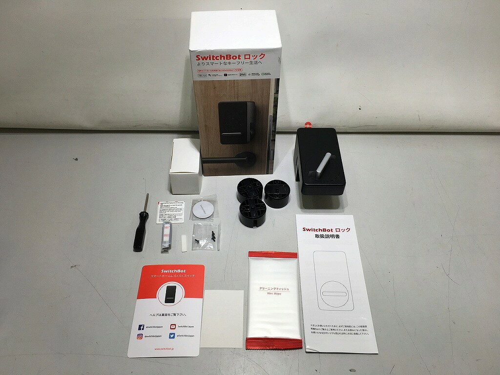【全品ポイント10倍！要エントリー】【期間限定セール】スイッチボット SwitchBot スマートロック SPM9635-W 【中古】