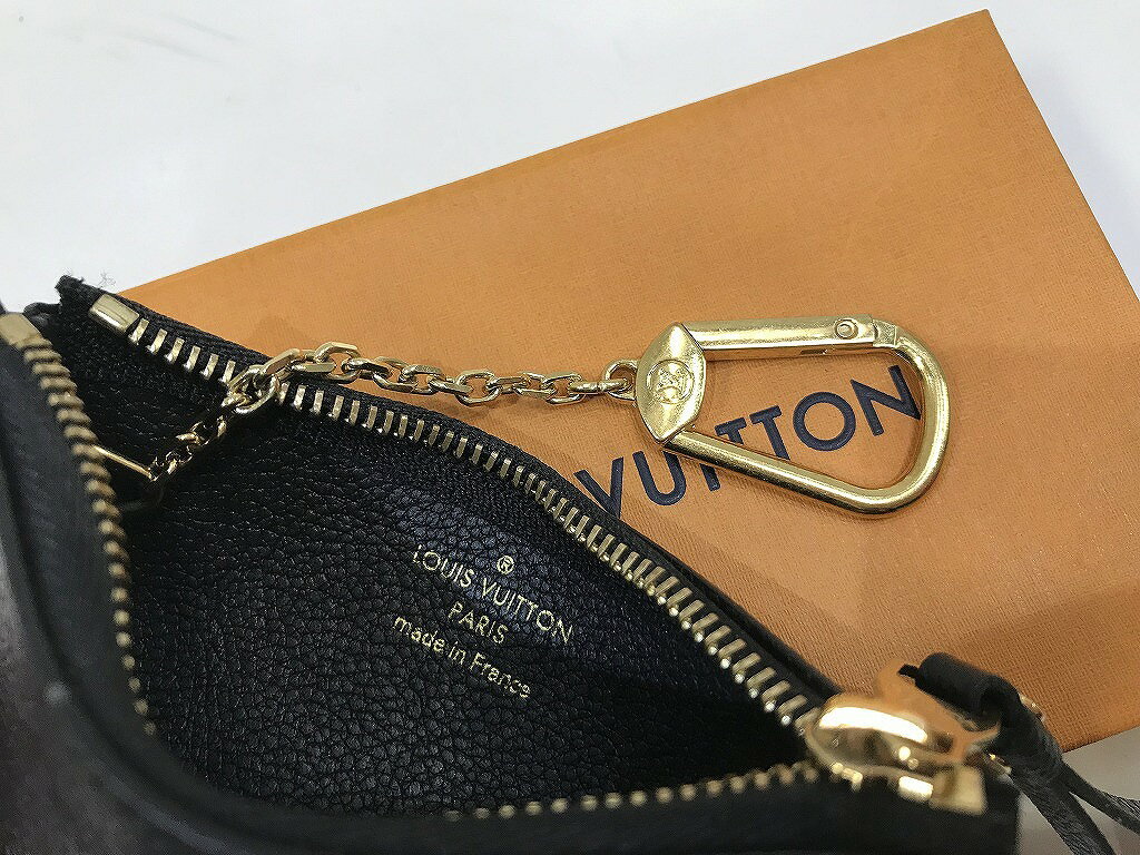 ルイヴィトン LOUIS VUITTON ポシェットクレ カードキーケース アンプラント M80879 【中古】