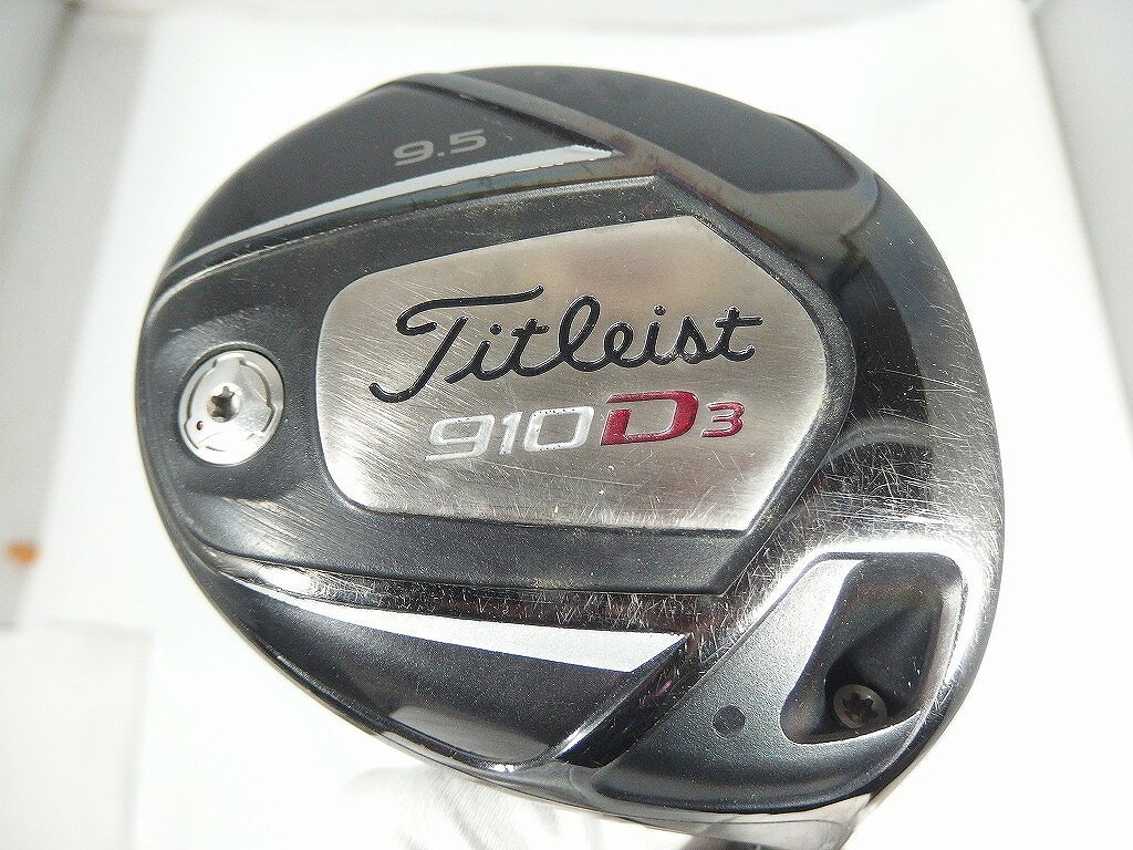タイトリスト Titleist 910 D3 9.5 ドライバー 黒・赤 【中古】