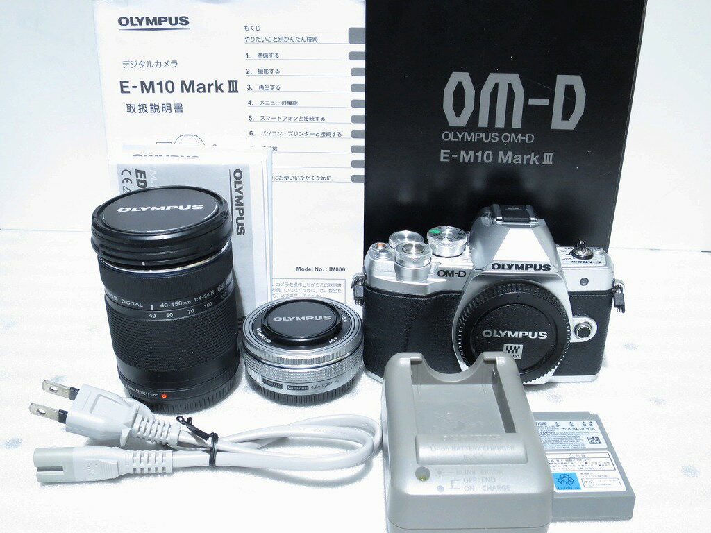 楽天市場】olympus ミラーレス一眼 om-d e-m10 mark iii ezダブル