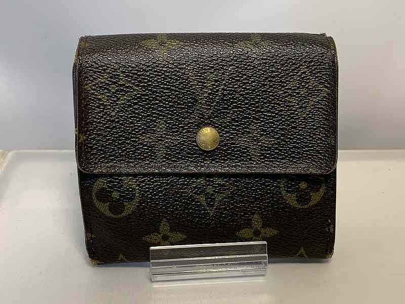 ルイヴィトン LOUIS VUITTON 3つ折り財布 M61652 モノグラム ポルトモネ ビエ カルトクレディ Wホック 財布 ユニセックス M61652 【中古】