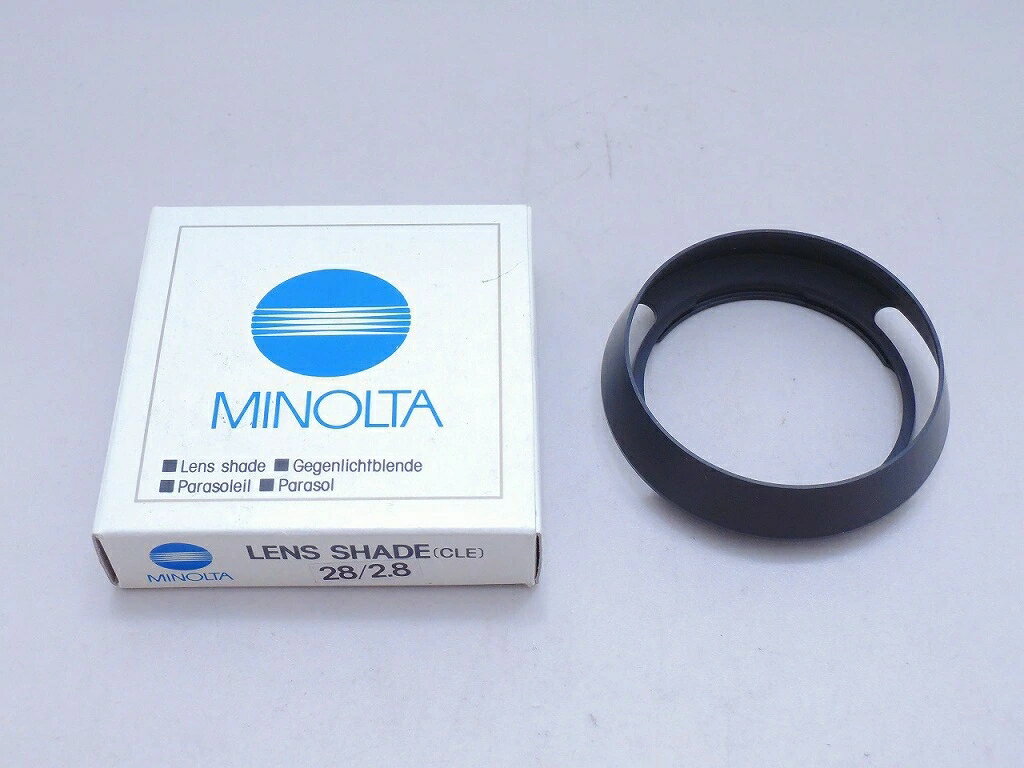 【全品ポイント10倍！】ミノルタ MINOLTA レンズフード CLE 28mm f2.8 用 【中古】