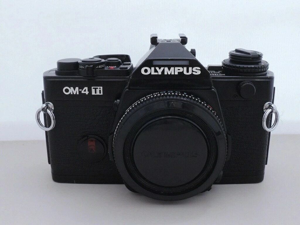 オリンパス OLYMPUS フィルム一眼レフカメラ ボディ ブラック OM-4 Ti 【中古】