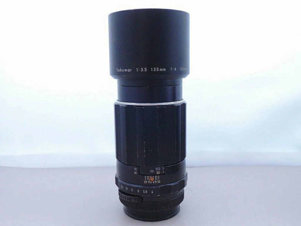 【5/23(土)20時〜全品ポイント10倍！要エントリー】【期間限定セール】ペンタックス PENTAX M42マウント レンズ フルサイズ Super-Takumar 150mm f4 【中古】
