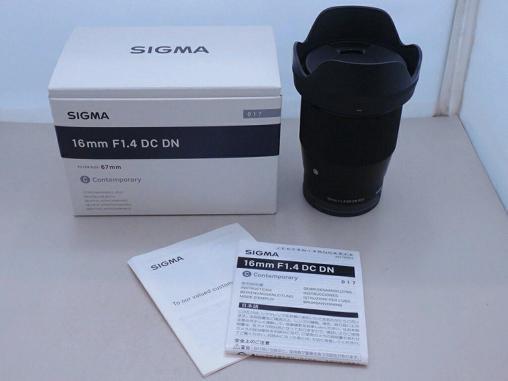 楽天市場】シグマ sigma 16mm f1．4 dc dn※ソニーeマウント 16mmf1．4