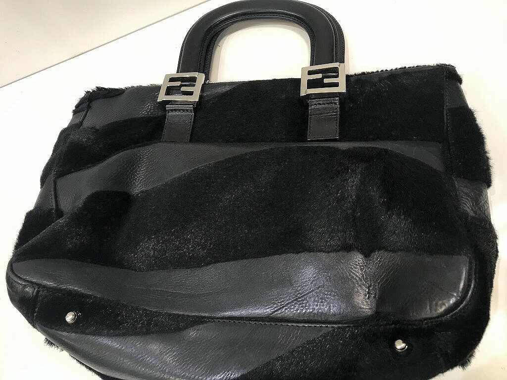 FENDI ハンドバッグ ハラコ 黒 楽天市場】フェンディ バッグ ハラコの通販