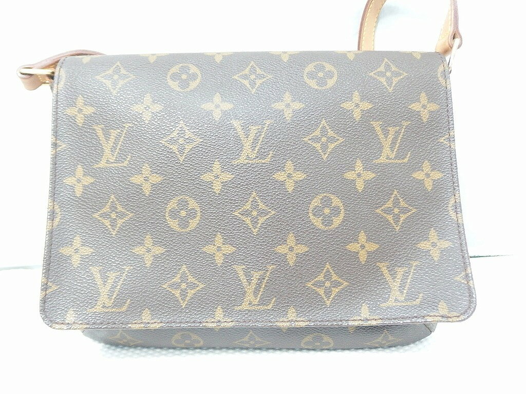 Rakuten - 【全品ポイント10倍！要エントリー】【期間限定セール】ルイヴィトン LOUIS VUITTON ミュゼット・タンゴ ショルダーバッグ 茶色（モノグラム） M51257 【中古】