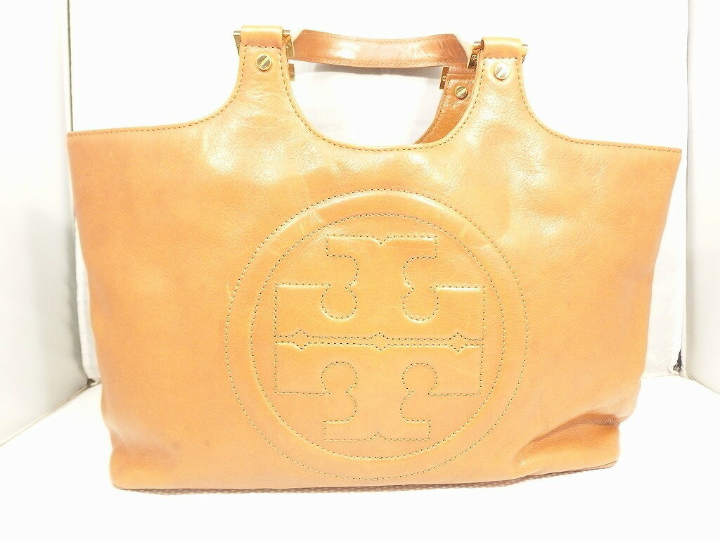 トリーバーチ TORY BURCH トートバッグ 茶色 【中古】