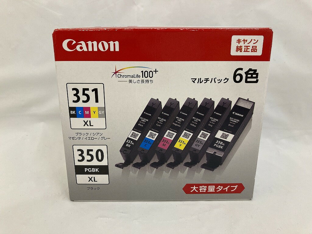 【全品ポイント10倍！要エントリー】【期間限定セール】キヤノン Canon インクセット BCI-351XL+350XL/6P 【中古】