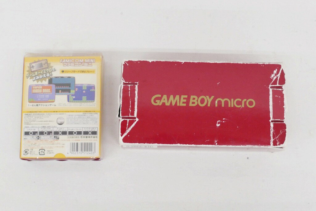 ニンテンドー Nintendo ゲームボーイミクロ ファミリーコンピュータ生誕20周年記念カラー OXY-S-GA 【中古】 2