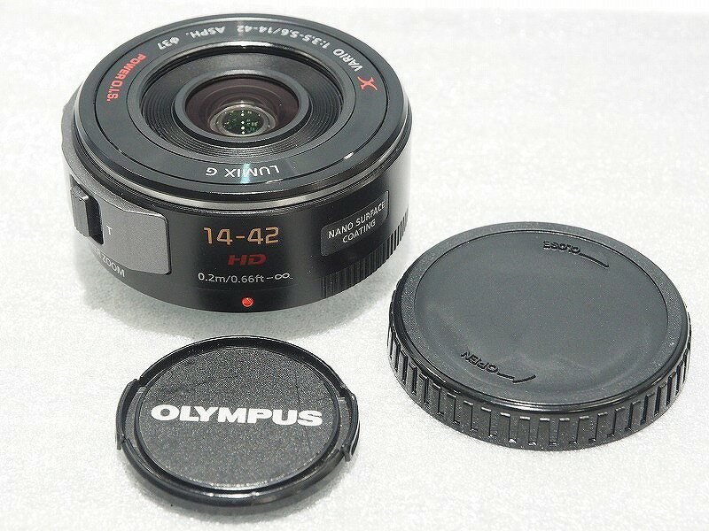 Rakuten - パナソニック Panasonic 標準ズームレンズ LUMIX G X VARIO PZ 14-42mm/F3.5-5.6 ASPH./ POWER O.I.S. 【中古】