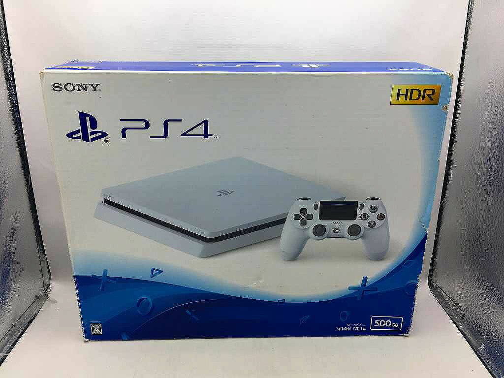 ☆[中古] PS4 本体 CUH-2200A 500GB ホワイト 最終型 ゲームソフト付き