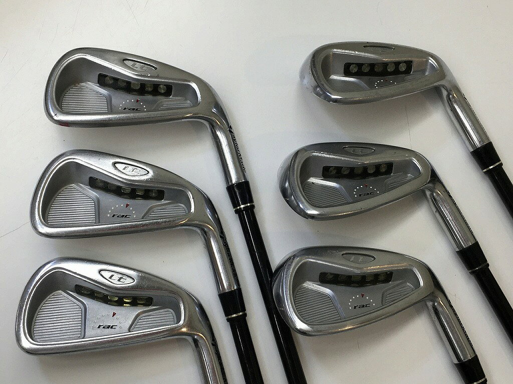 【全品ポイント10倍！要エントリー】【期間限定セール】テーラーメイド TaylorMade 【並品】右用アイアンセット6本 FLEX：R RAC　2005 【中古】