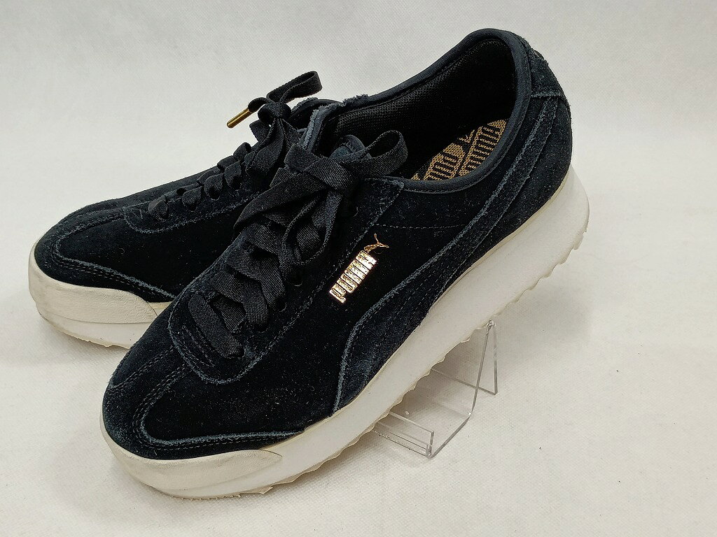 Rakuten - 【期間限定セール】プーマ PUMA 【並品】ローマ アモーレ スエード 24.0cm 370946-01 【中古】