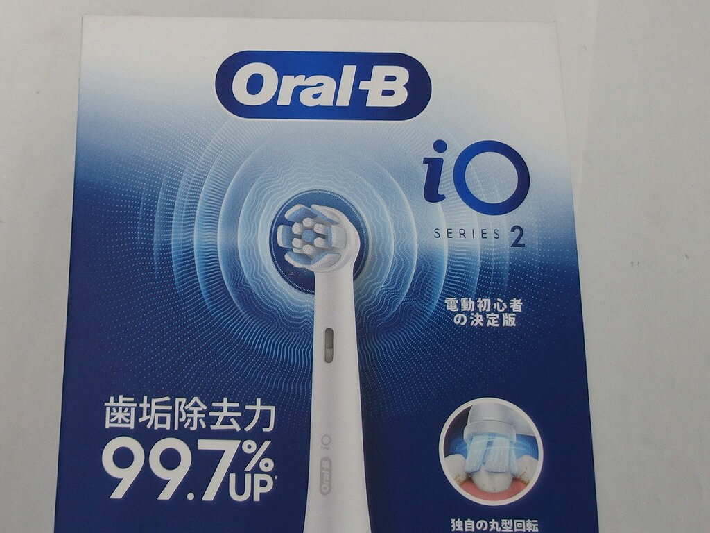 【未使用】 ピーアンドジー P&G 電動歯ブラシ オーラルB iO2 ホワイト