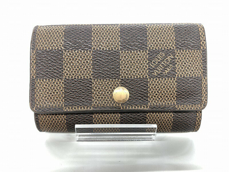 ルイヴィトン LOUIS VUITTON ミュルティクレ6 ダミエ 6連キーケース ブラウン N62630 【中古】