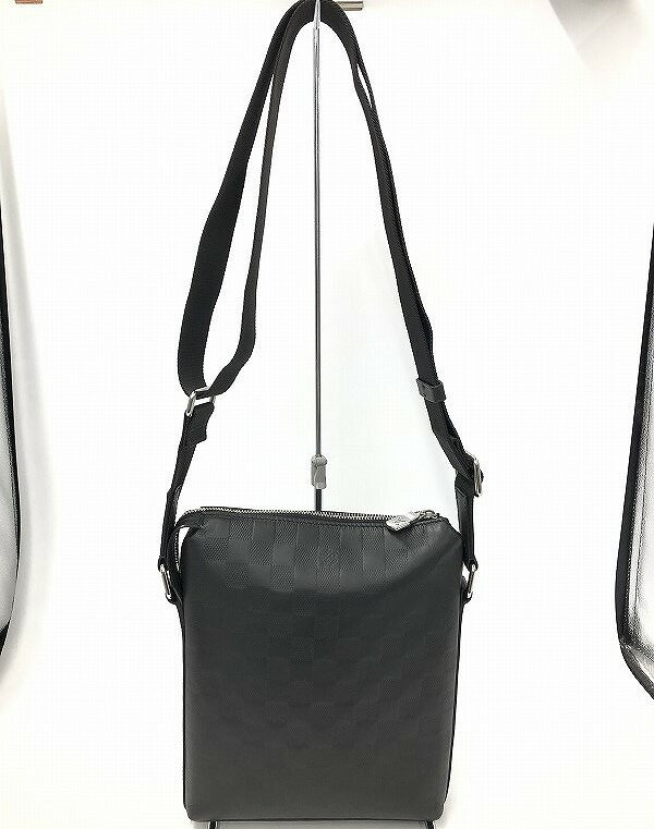 【期間限定セール】ルイヴィトン LOUIS VUITTON ダミエ・アンフィニ ディスカバリーメッセンジャー ショルダーバッグ ブラック N42418 【中古】