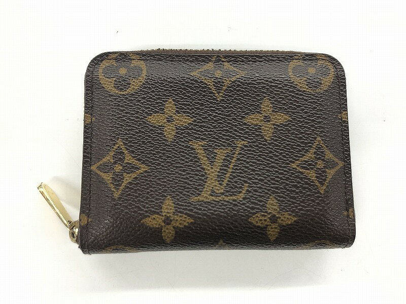 ルイヴィトン LOUIS VUITTON モノグラム ジッピーコインパース コインケース カードケース ブラウン M60067 【中古】