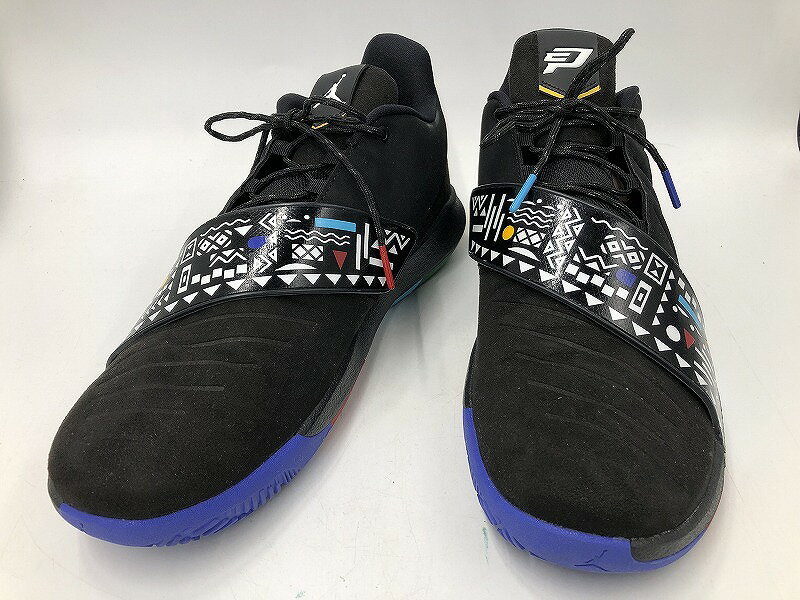 【全品ポイント10倍！】ナイキジョーダン NIKE JORDAN スニーカー CP3.XI Martin ブラック系 AA1272-007 【中古】