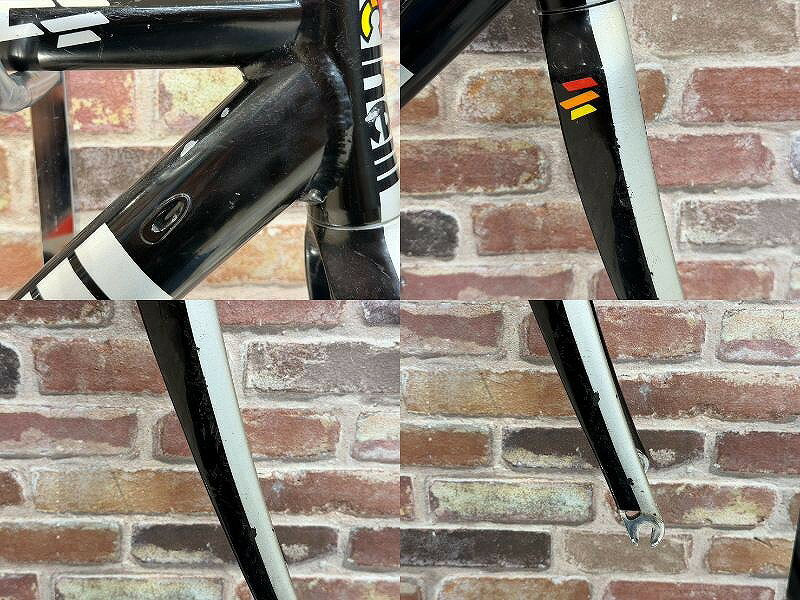 チネリ CINELLI アルミフレームセット XSサイズ 165cm前後 / クランクセット EXPER...