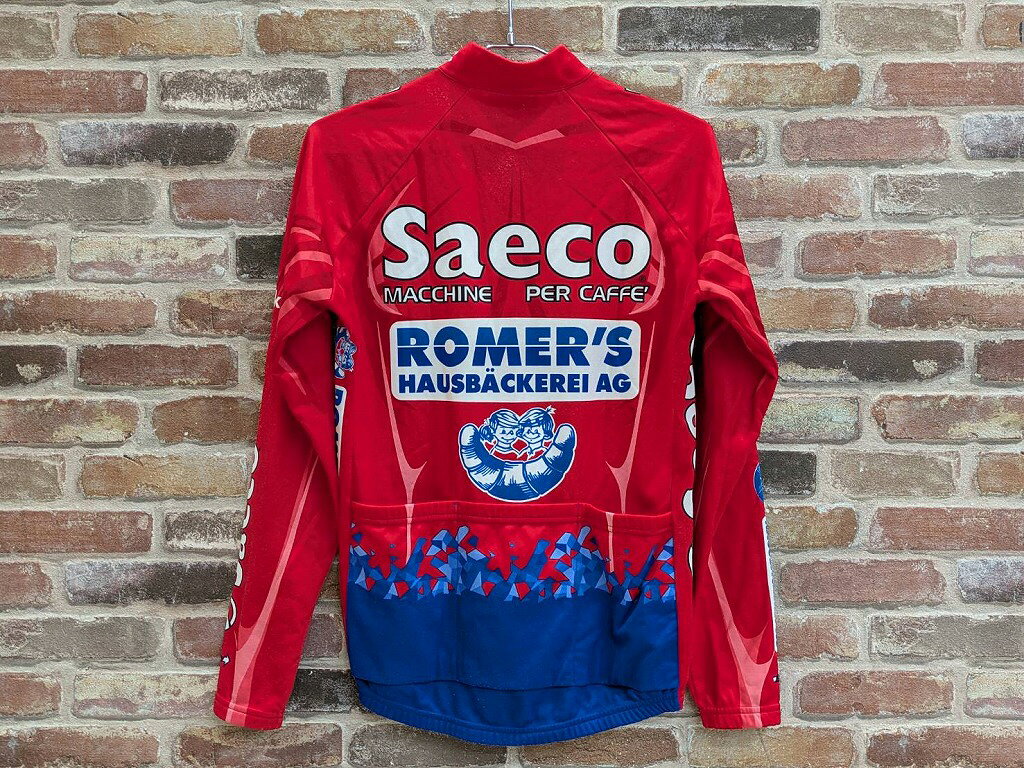 ワットマン楽天市場店のサンティーニ SANTINI サイクルジャージ 長袖 M 【カウマン戸塚】 【中古】｜アングル2