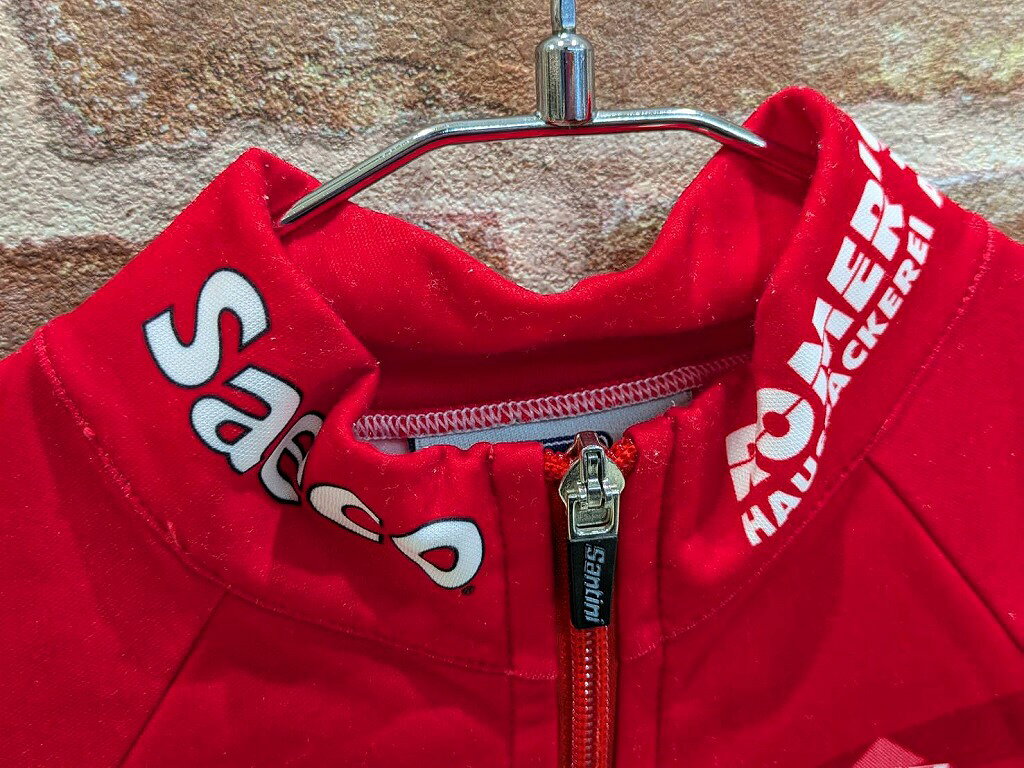 ワットマン楽天市場店のサンティーニ SANTINI サイクルジャージ 長袖 M 【カウマン戸塚】 【中古】｜アングル3