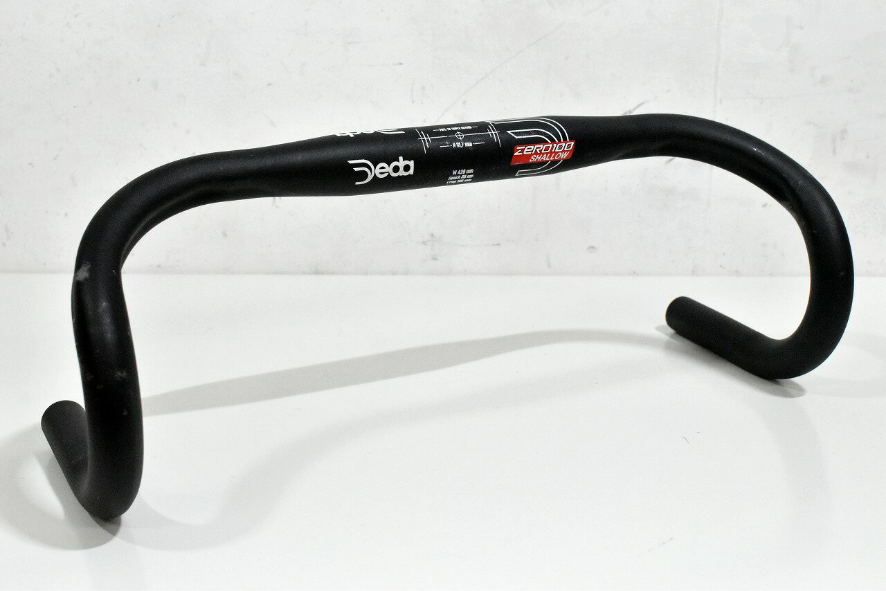 搖柄 - Deda Zero100 アルミハンドル 420mm(外-外) 31.7mm【カウマン鎌倉】【中古】