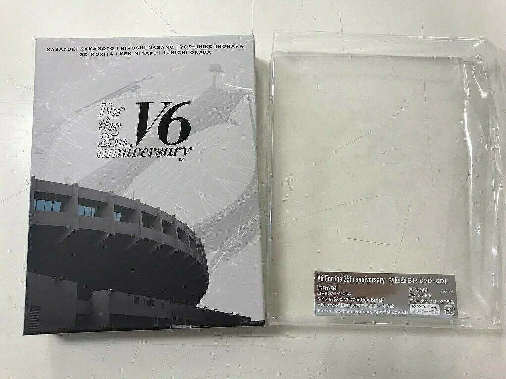 エイベックス avex V6 LIVE For the 25th anniversary 初回版B 27956-8/B 【中古】