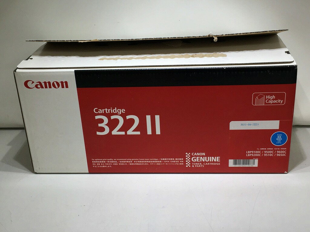 Rakuten - キヤノン Canon ジャンク トナーカートリッジ 322II（シアン） 【中古】