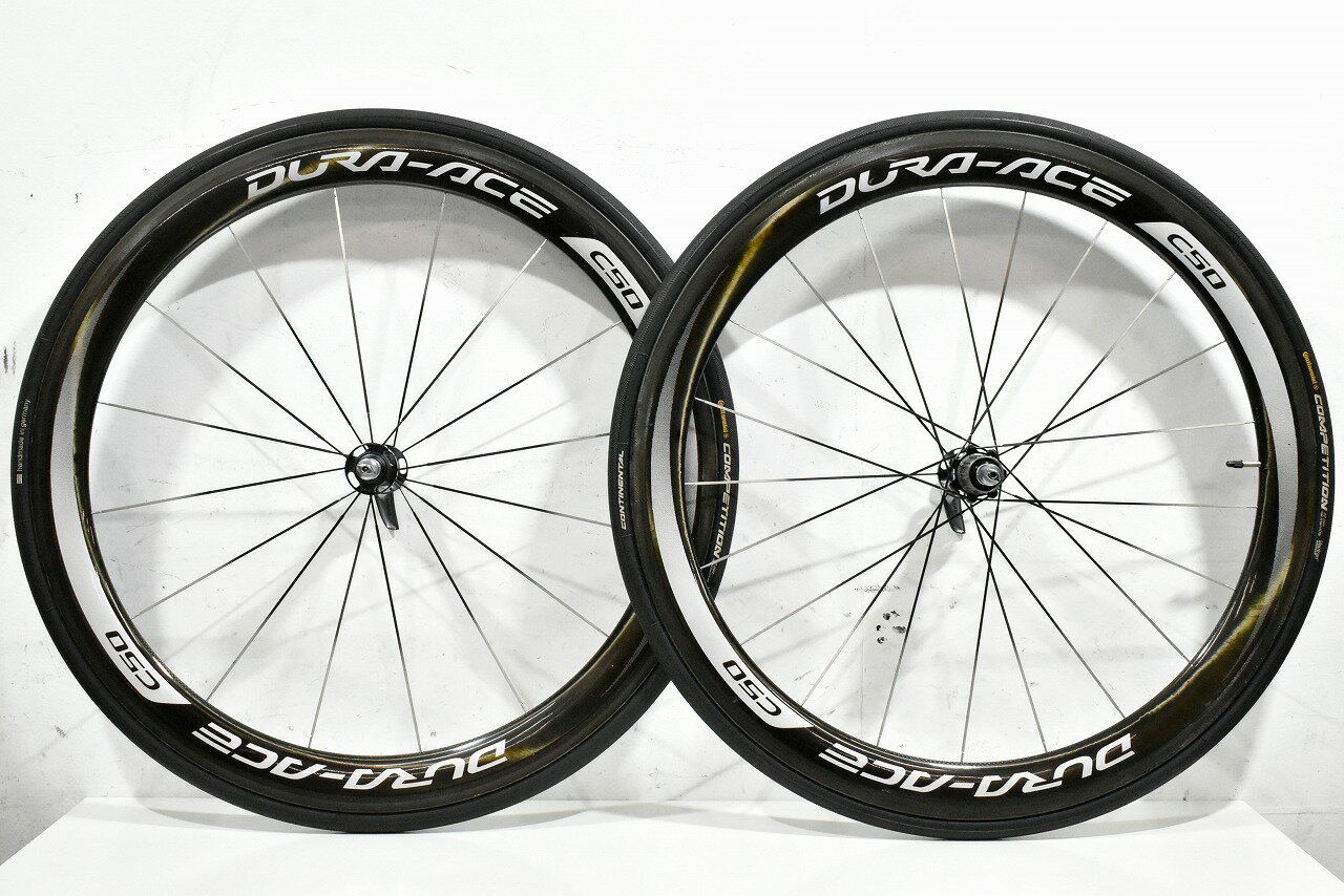 SHIMANO DURA-ACE WH-7900 C50 ホイールセット 11s Shimano Dura-Ace WH-7900-C50 Carbon Tubular 700c | The Pro's Closet