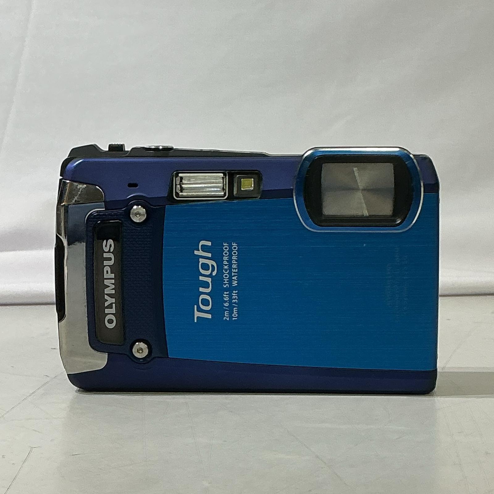 OLYMPUS デジタルカメラ TG-820 ブルー【中古】
