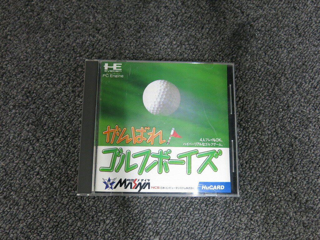【期間限定セール】メサイヤ MASIYA PCエンジンHuカードソフト がんばれゴルフボーイズ 【中古】