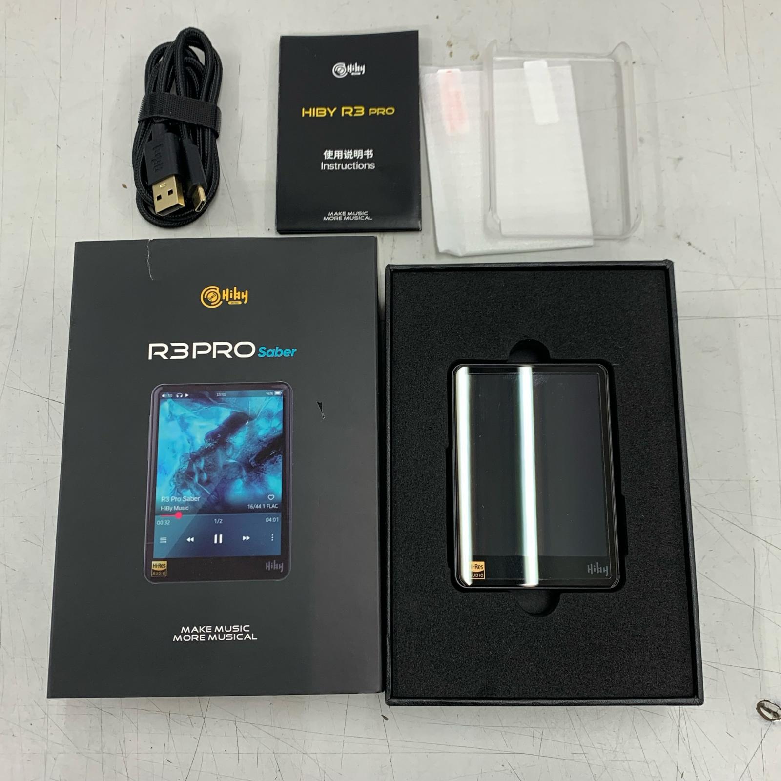 Hiby ポータブルハイレゾオーディオプレーヤー R3 Pro Saber ブラック