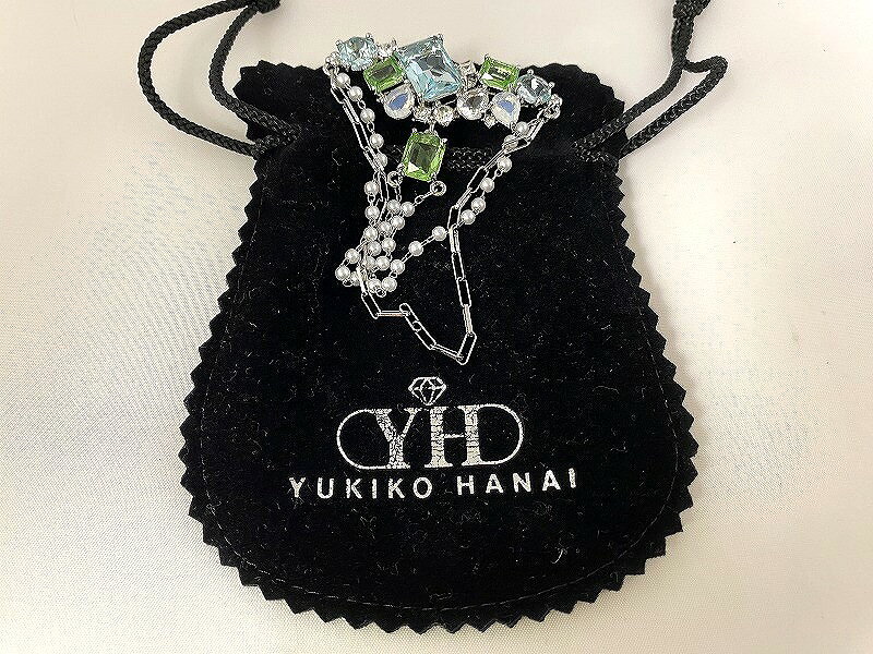 Rakuten - ユキコ　ハナイ YUKIKO HANAI バッジ ブローチ アクセサリー シルバー、グリーン、水色系 【中古】