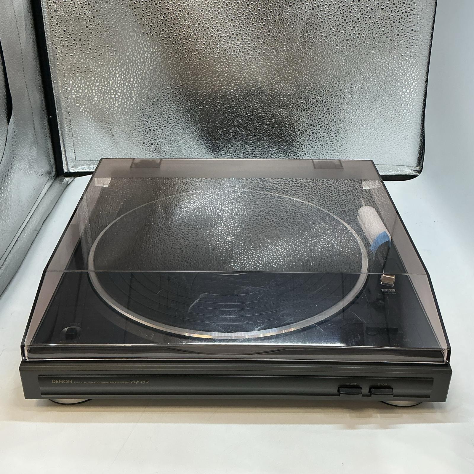 DENONレコードプレーヤー DP-29F-K ブラック【中古】