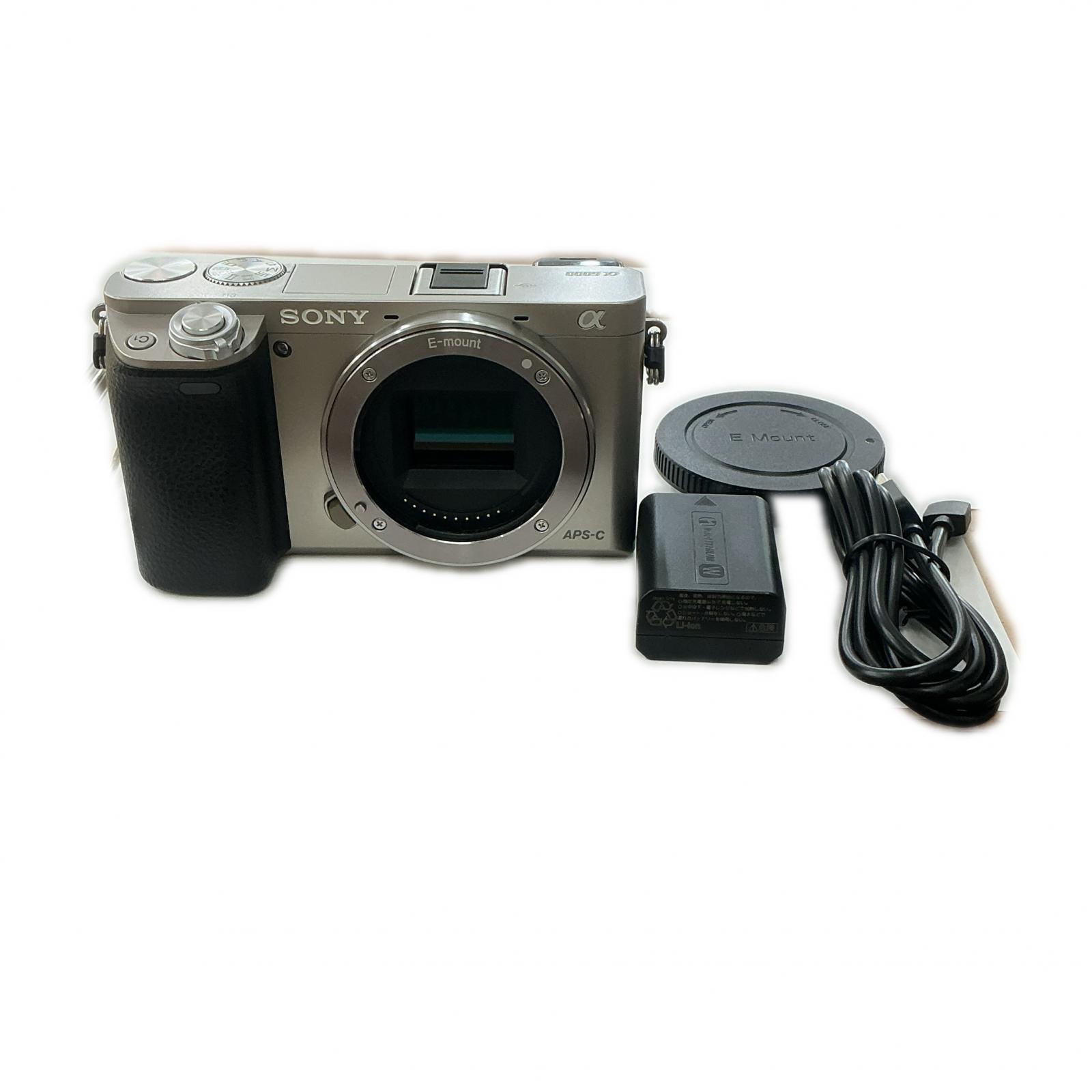 ソニー SONY デジタルカメラ α6000 シルバー【中古】