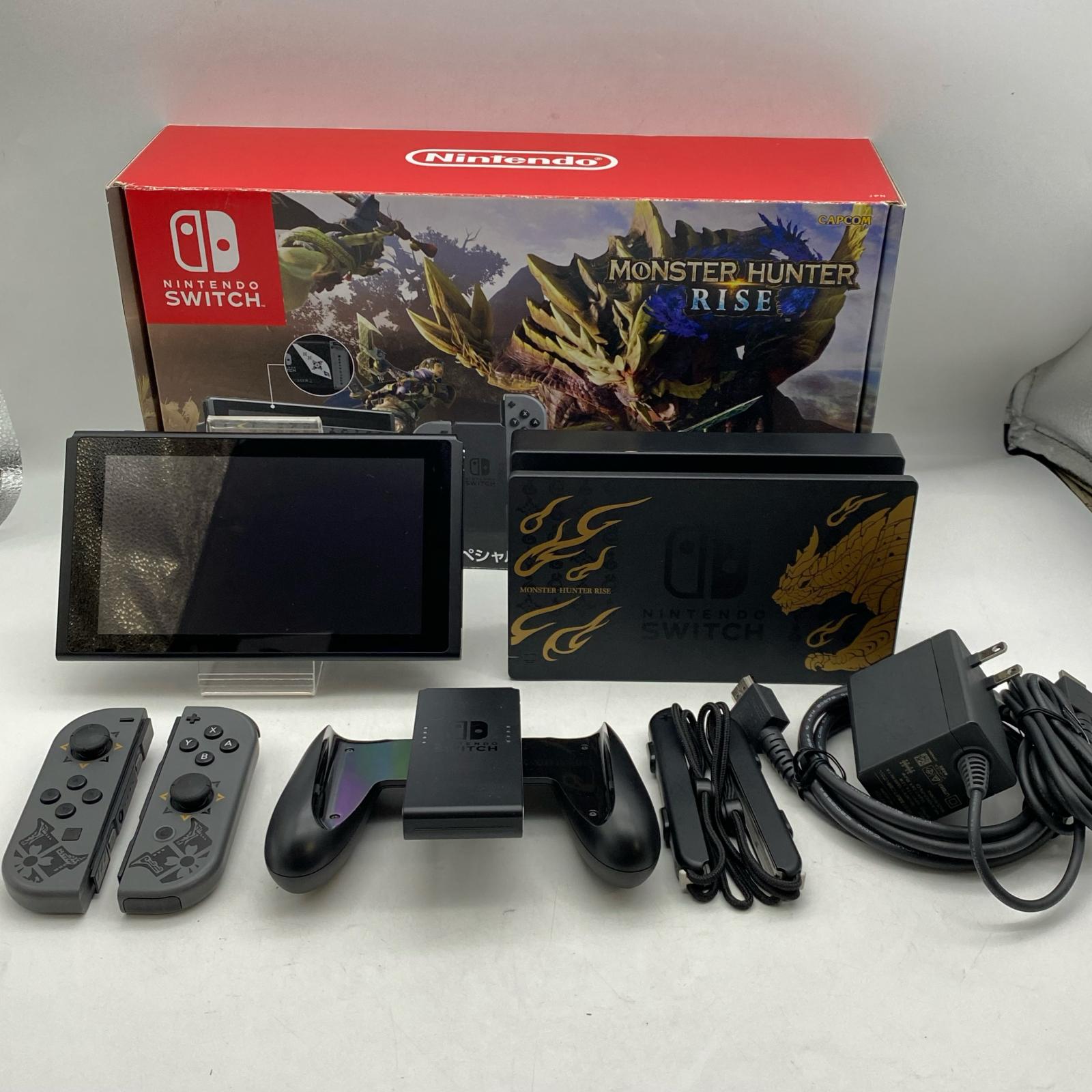 Nintendo Switch本体 モンスターハンターライズ スペシャルエディション HAD-S-KGAGL【中古】