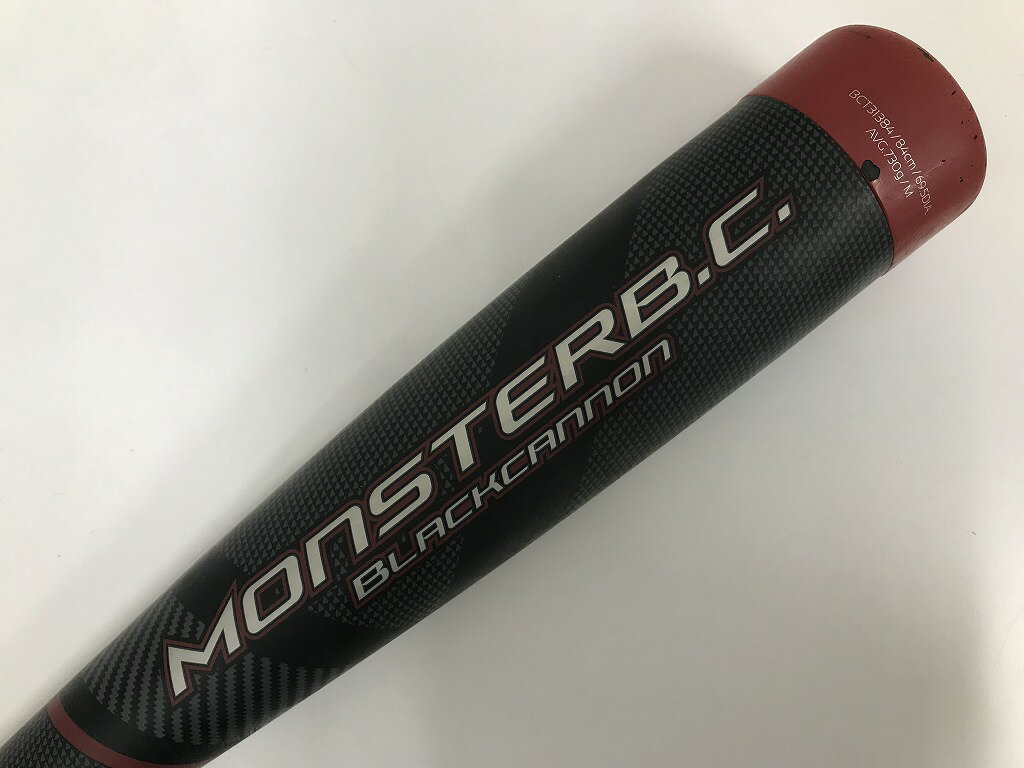 Rakuten - ゼット ZETT　爆飛 モンスターブラックキャノン 軟式野球カーボンバット　84cm　69.5mm　730g　運動部　部活動　野球の魅力