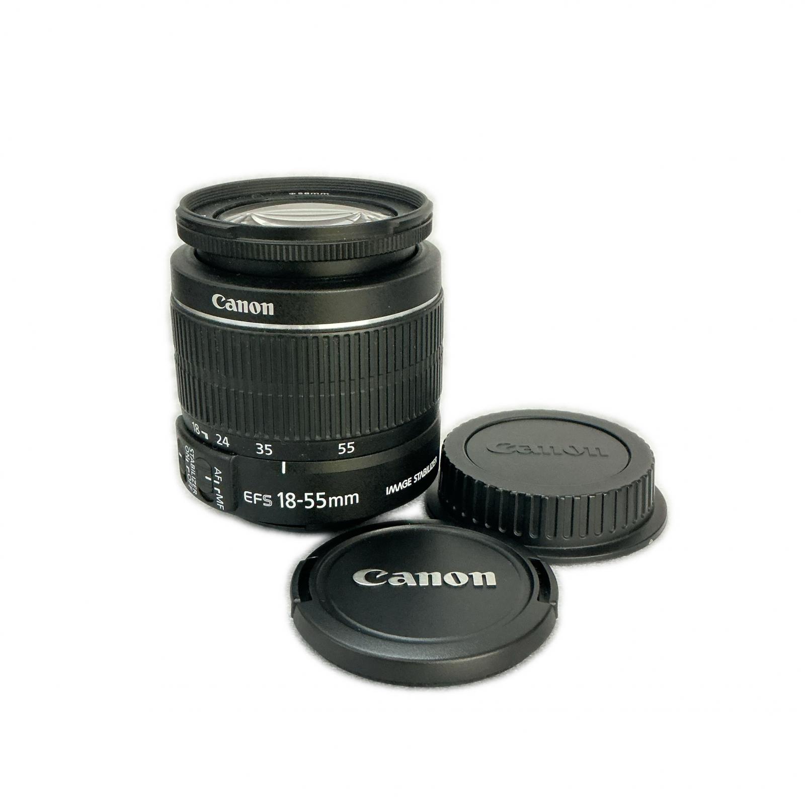 乐天商城 - キャノン canon 交換レンズ EF-S 18-55mm f/3.5-5.6 IS II ブラック 18-55mm F3.5-5.6 IS II【中古】