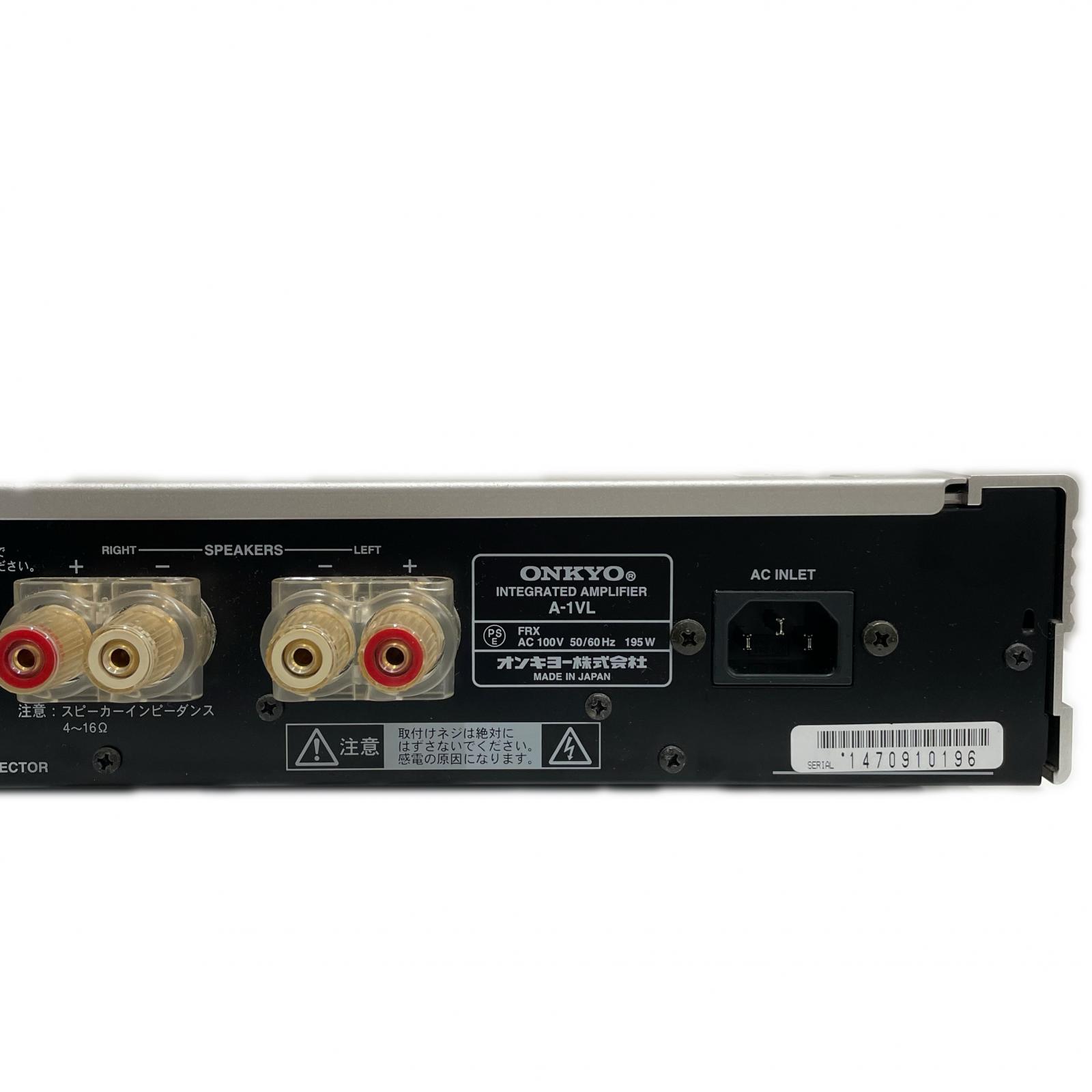 ワットマン楽天市場店のプリメインアンプ ONKYO A-1VL【中古】｜アングル3