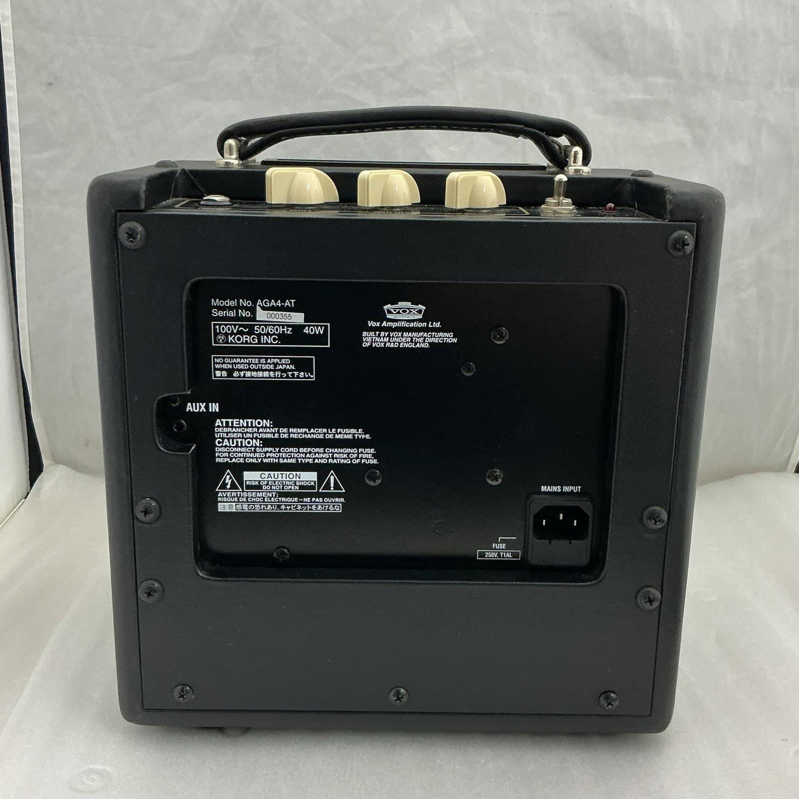 VOX アコースティック 真空管アンプ VOX AGA4-AT 【中古】 wattmann-10567720 ワットマン楽天市場店 サンプル画像2
