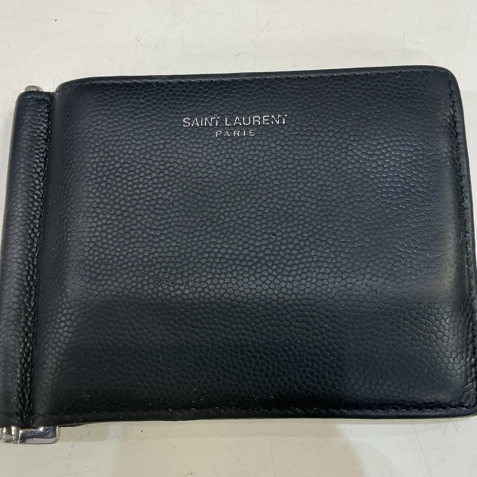 乐天商城 - 【難あり】Saint Laurent 財布 Saint Laurent マネークリップ 折り財布 ART378005【中古】