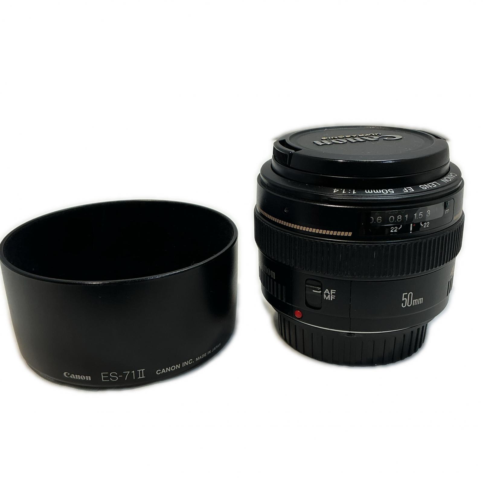 楽天市場】canon ef50mm f1．4 usm レンズ フードの通販